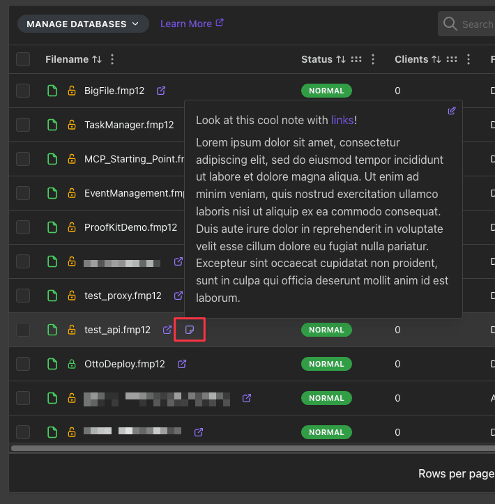 File Notes Hover